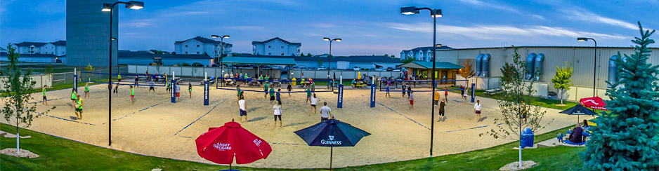 Gastropub Volleyball Courts in Fargo ND